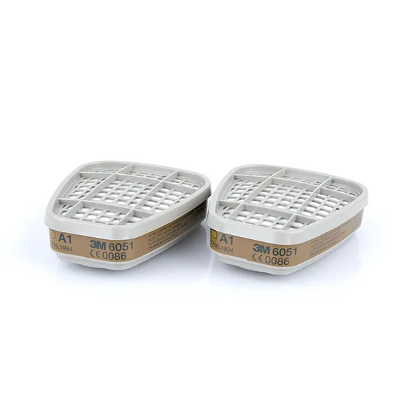 3M 6051 A1 Respirator Filter (Pack of 8) — White